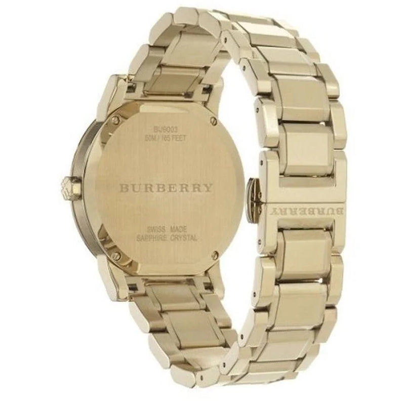 Burberry BU9003 The City Men's Gold Watch