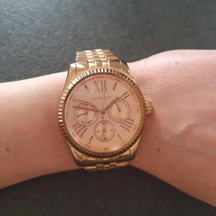 Michael Kors Lexington Ladies Rose Gold Watch MK5809