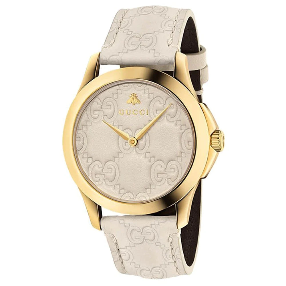 Gucci G-Timeless White Ladies Watch YA126580A