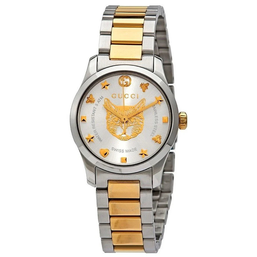 Gucci G-Timeless Ladies Silver Watch YA126596