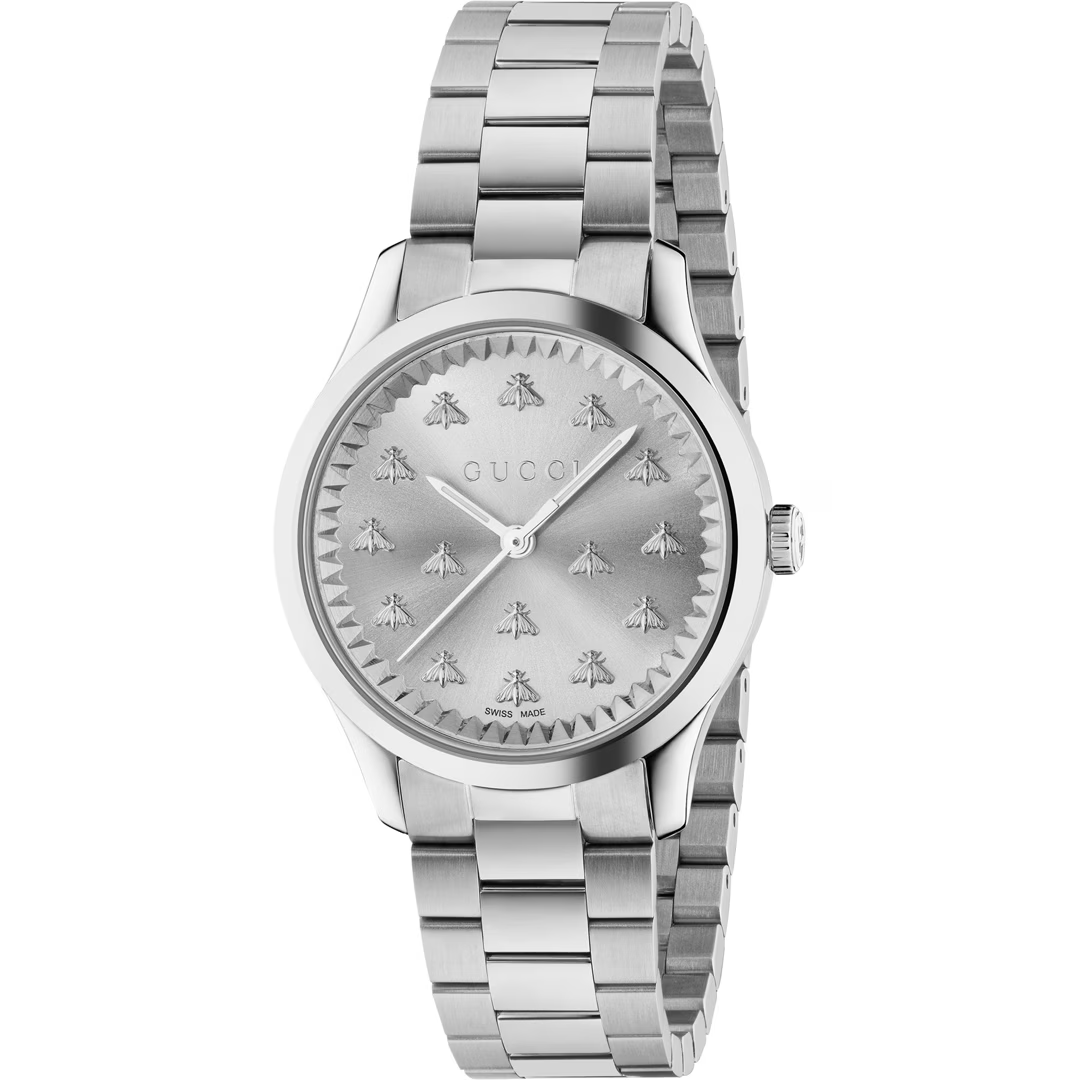 Gucci G-Timeless  Ladies Silver Watch YA1265031