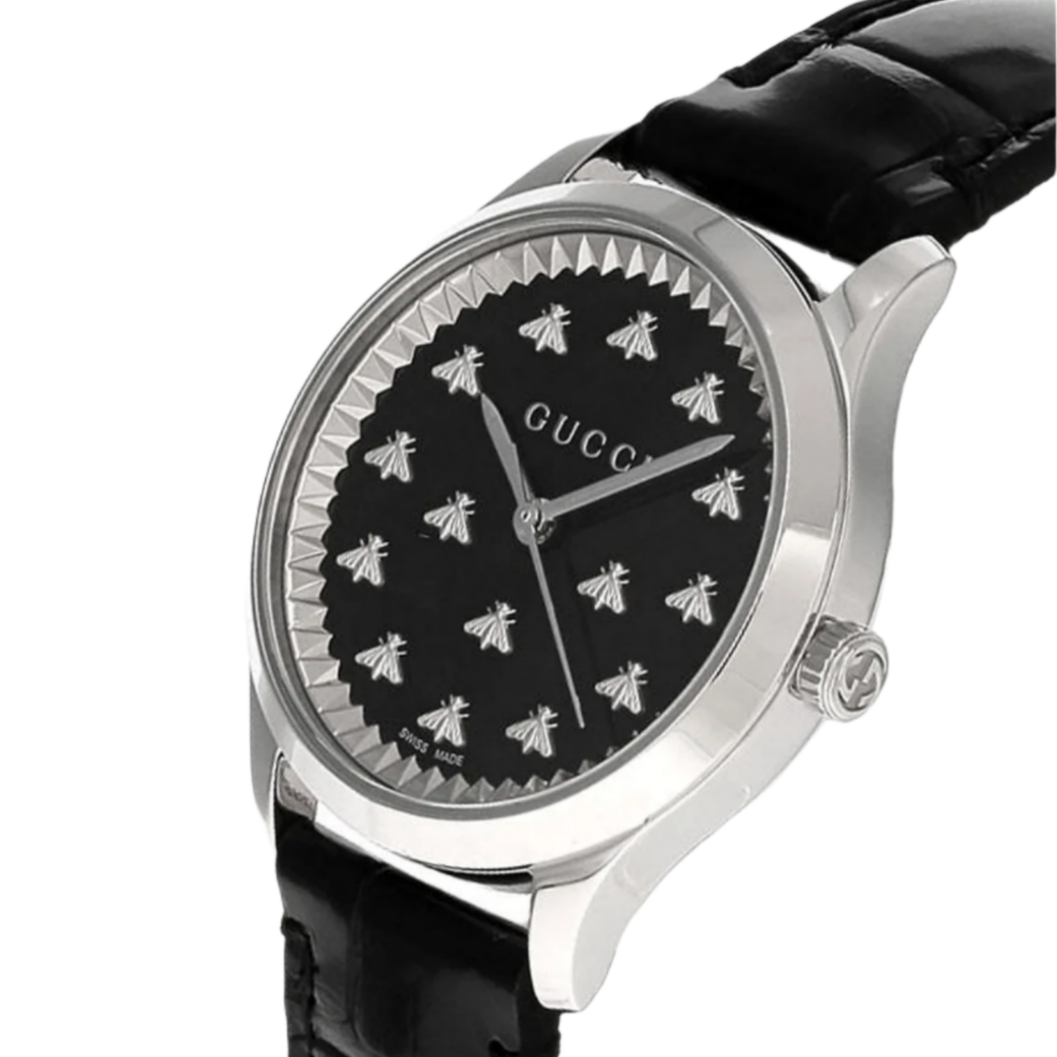 Gucci G-Timeless With Bees Ladies Black Watch YA1265055