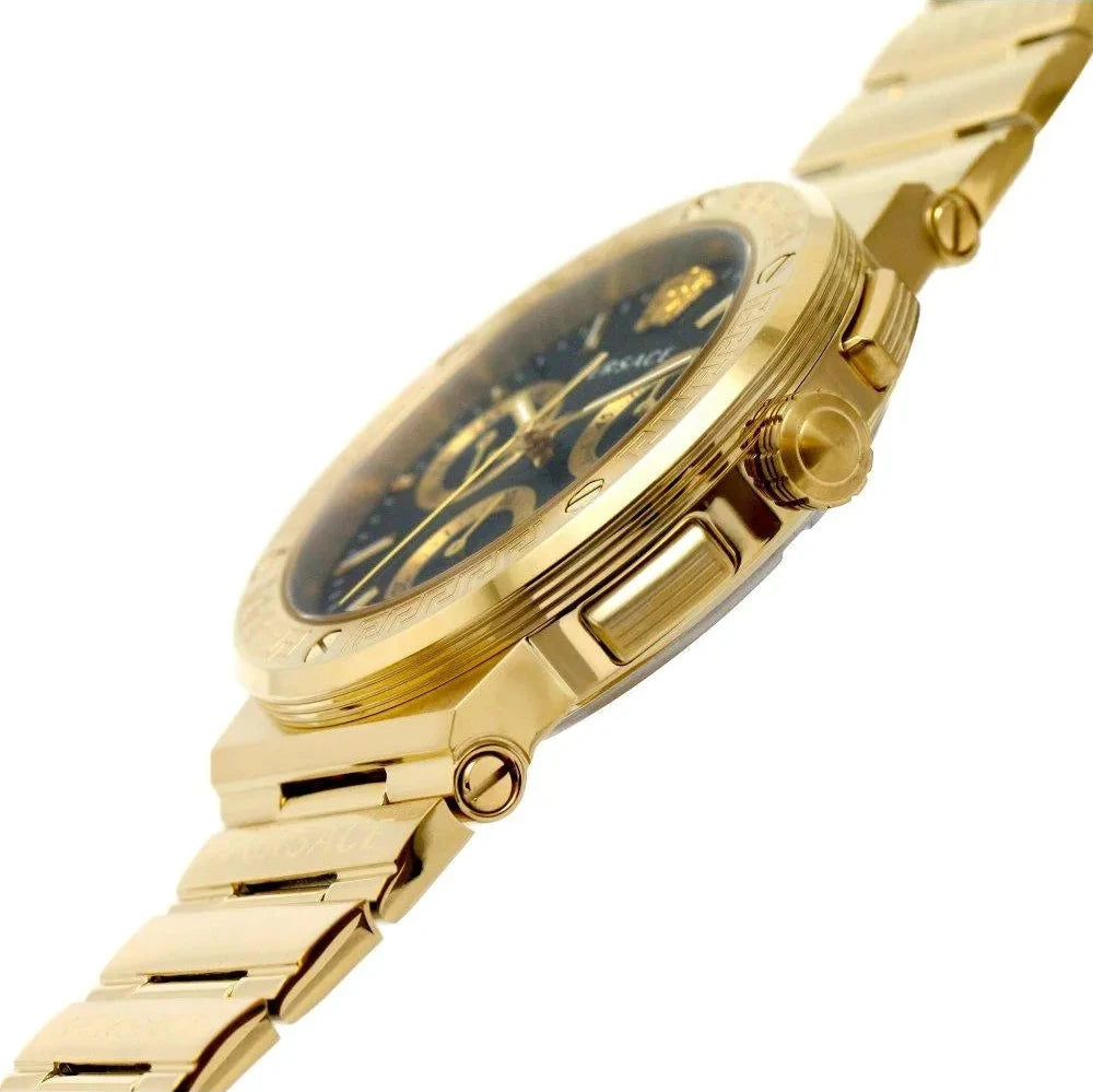 Versace VEZ900421 Logo Chrono Men's  Gold Watch