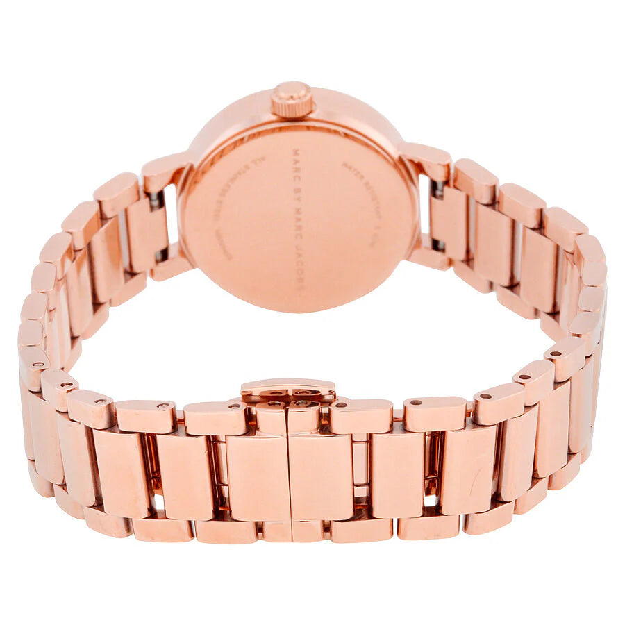 Ladies / Womens Peggy Rose Gold Stainless Steel Marc Jacobs Designer Watch MBM3406