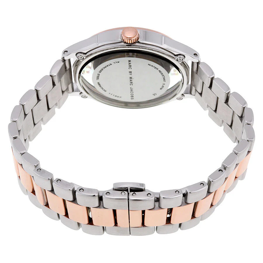 Ladies / Womens Tether Rose Gold Two-Tone Stainless Steel Marc Jacobs Designer Watch MBM3418