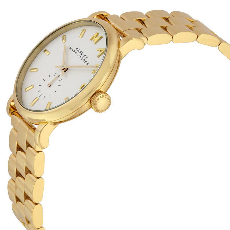 Ladies / Womens Baker Gold Stainless Steel Marc Jacobs Designer Watch MBM3243