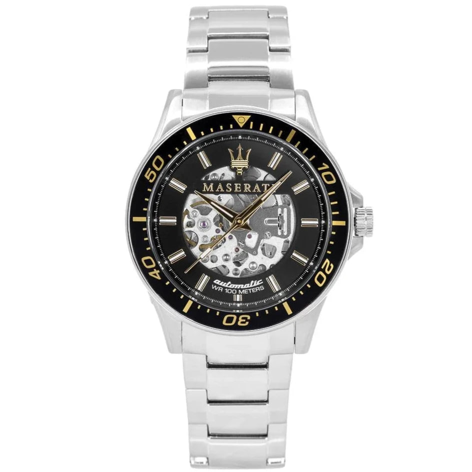 Maserati R8823140002 Sfida Automatic  Men's Silver Watch