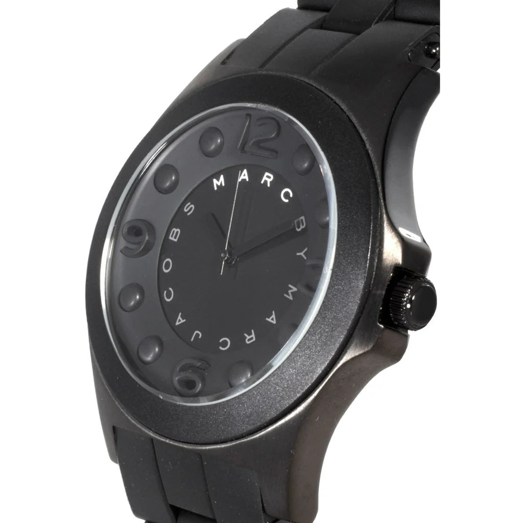 Ladies / Womens Pelly Black Rubber Strap Marc Jacobs Designer Watch MBM2510