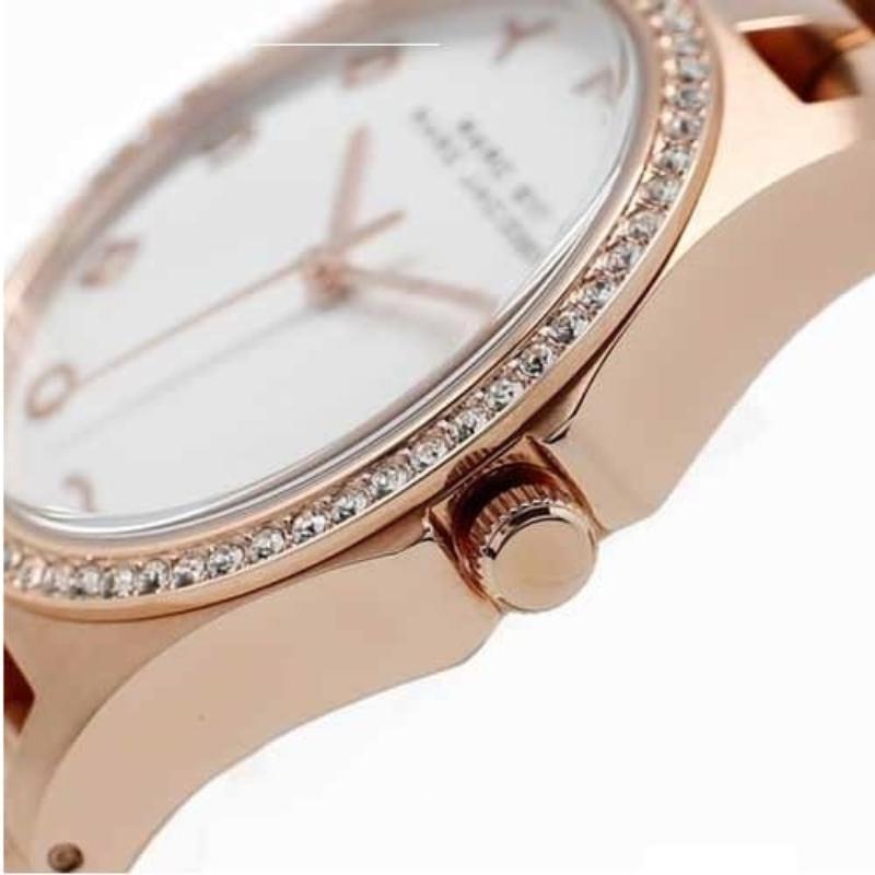 Ladies / Womens Henry Rose Gold Stainless Steel Marc Jacobs Designer Watch MBM3079