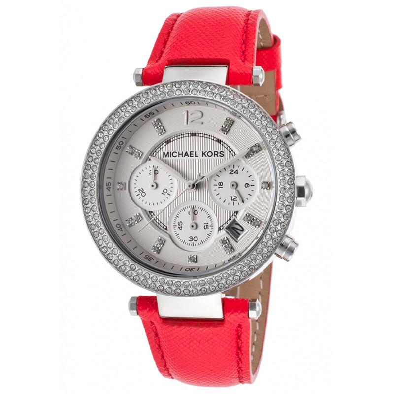 Michael Kors MK2278 Parker Chrono Ladies Hot Pink Watch