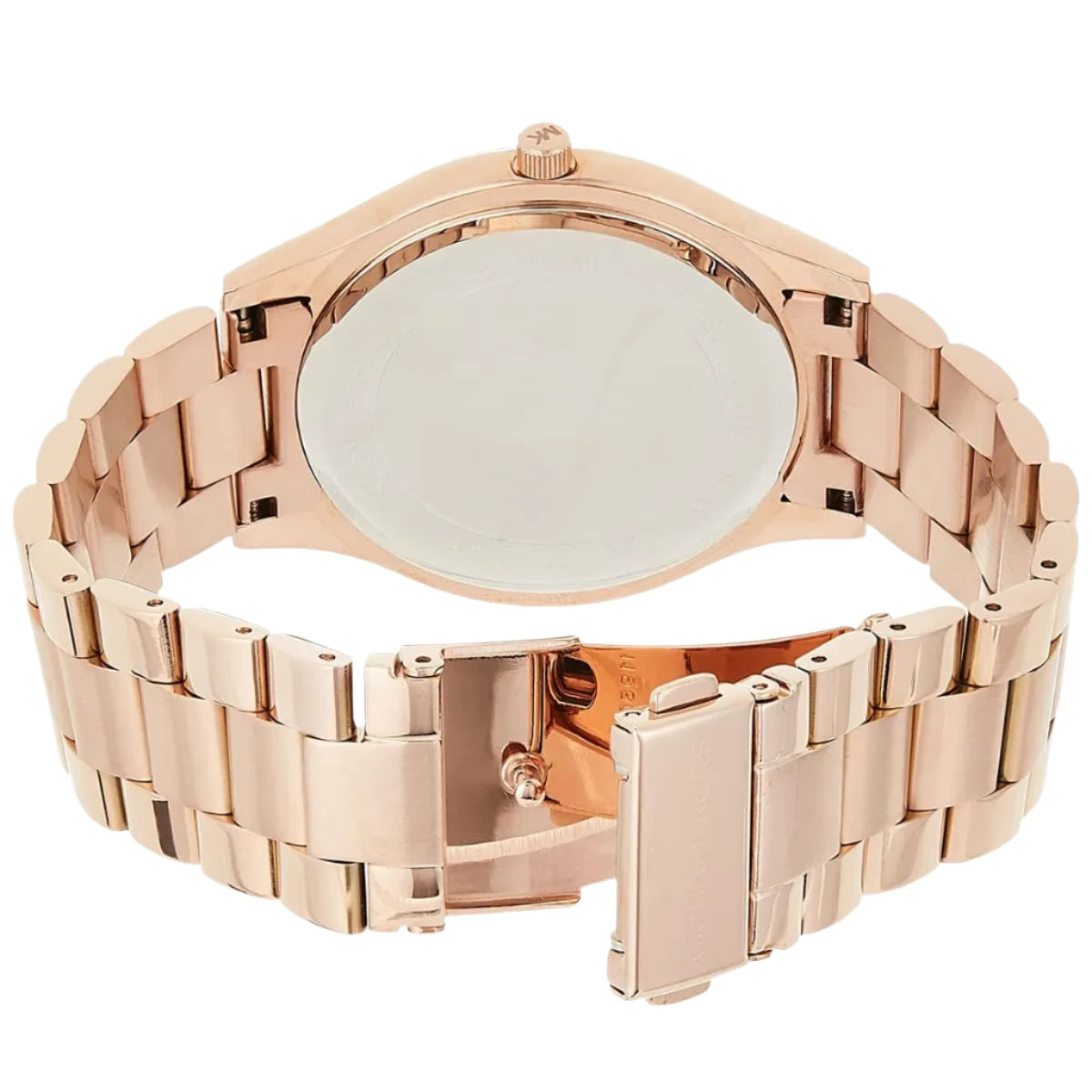 Michael Kors Ladies  Slim Runway Rose Gold Watch MK3181