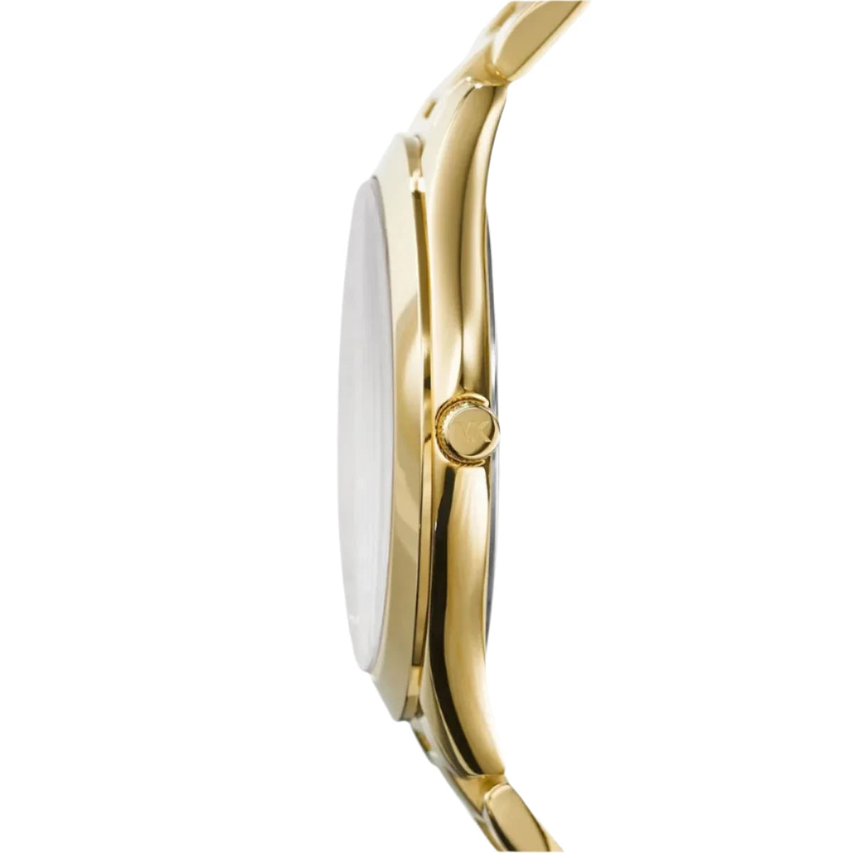 Michael Kors Ladies Slim Runway Gold Motif Watch MK3335