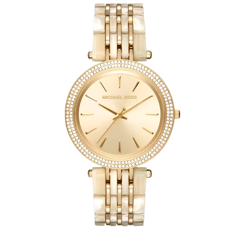 Ladies / Womens Darci Gold Tone Stainless Steel Michael Kors Designer Watch MK4325