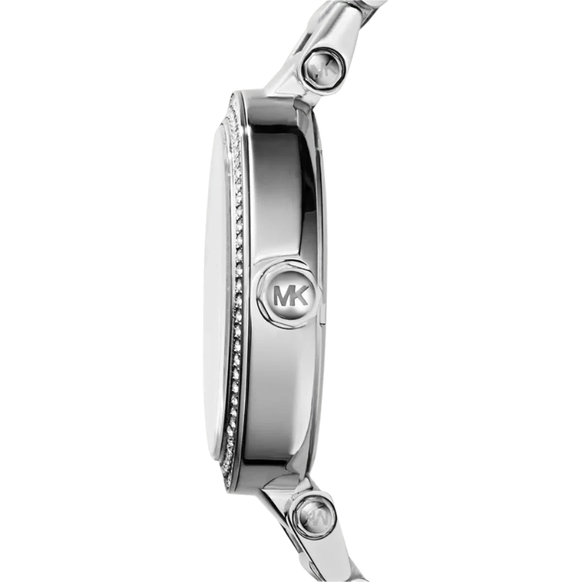 Michael Kors Ladies Parker Silver Gem Set Watch MK5925