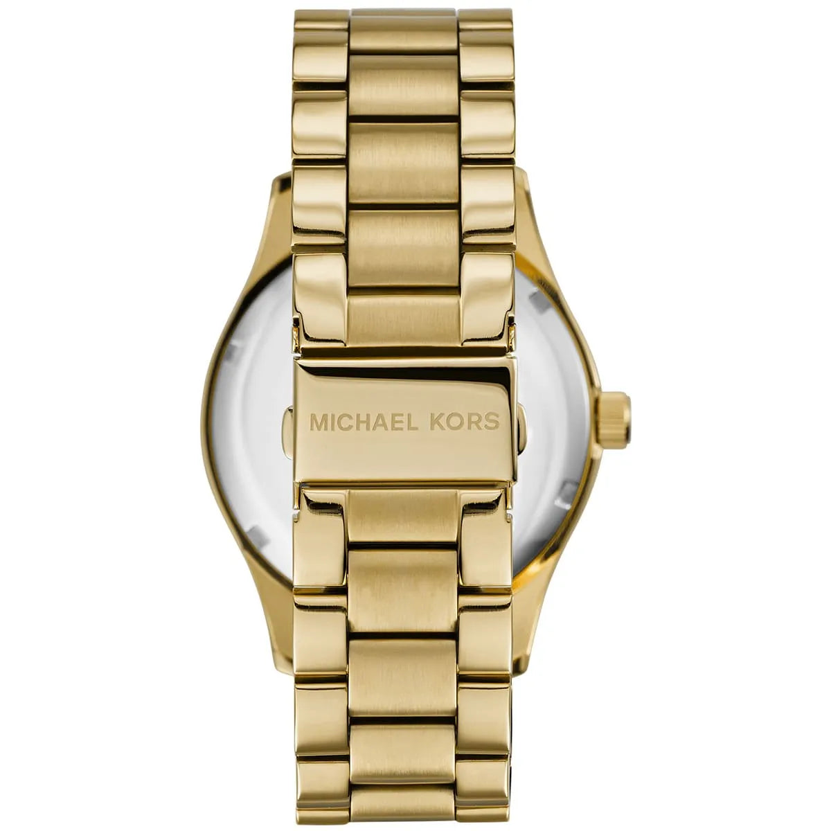 Michael Kors Ladies Layton Gold Pave Dial Watch MK5959