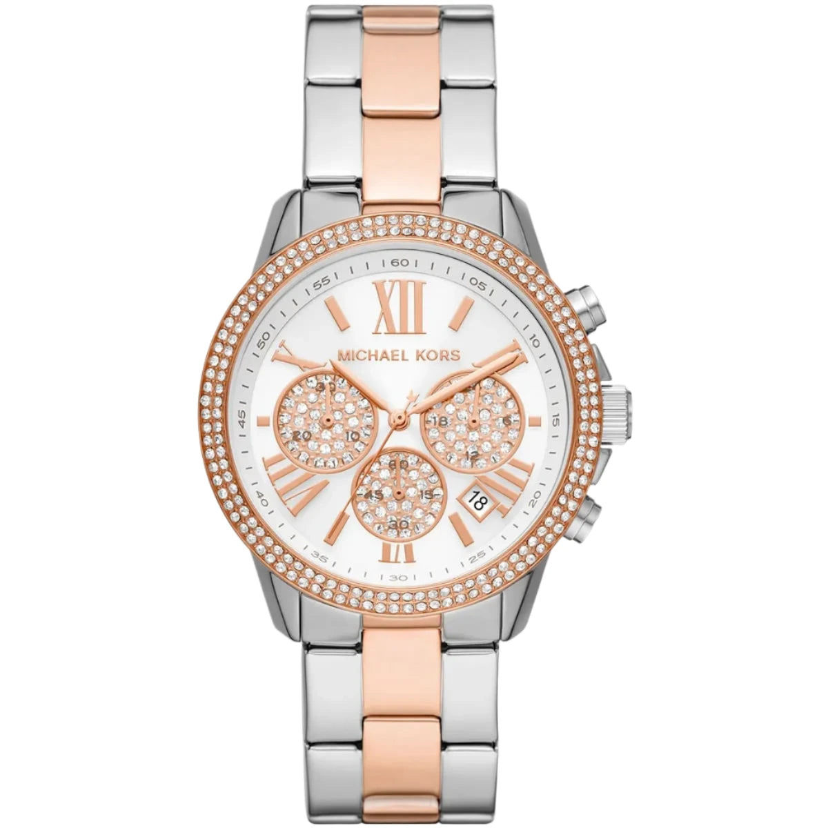 Michael Kors Two-Tone Oversized Bryn Pavé Ladies Watch MK7201