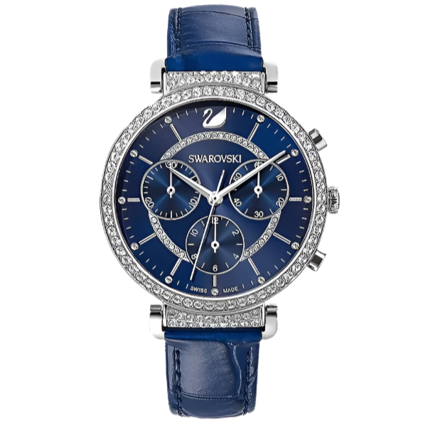 Swarovski Passage Chrono Ladies Blue Watch 5580342