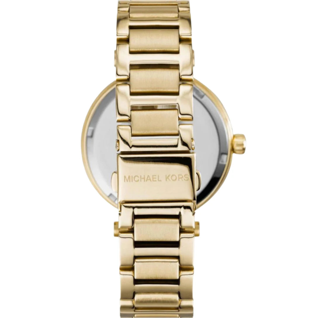 Michael Kors Ladies Hartman Yellow Gold Watch MK3647