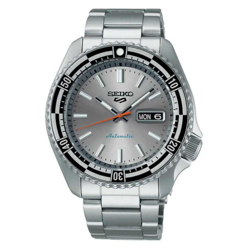 Seiko 5 Sports Auto Men's Silver Watch SRPK09K1