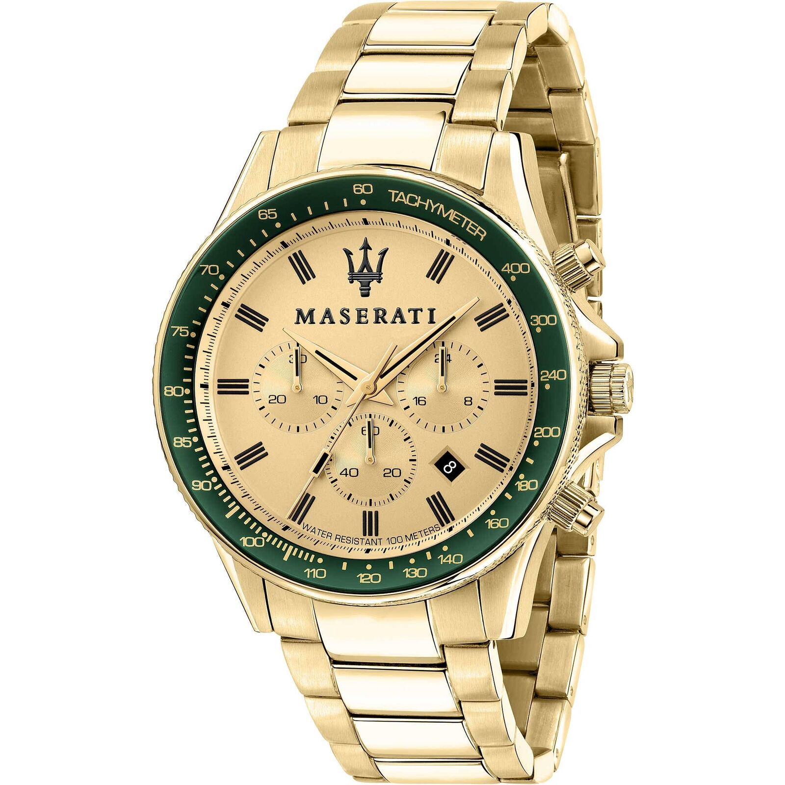 Maserati R8873640005 Sfida Chrono Men's Gold Watch