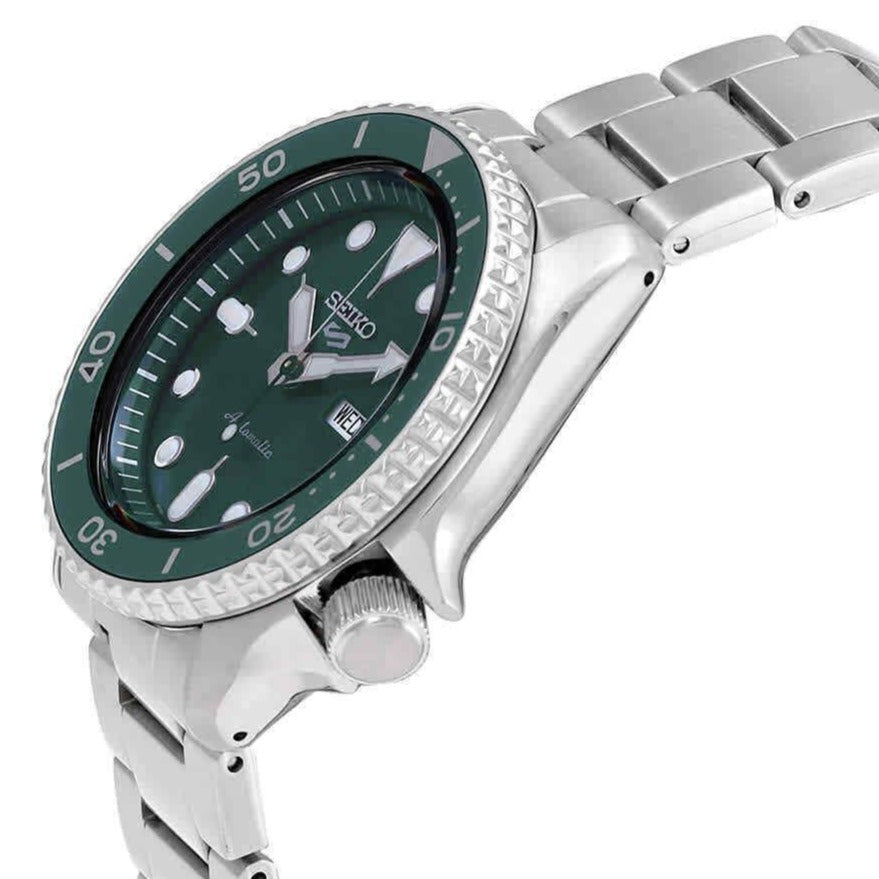 Seiko 5 Sports Auto Men's Green Watch SRPD61K1