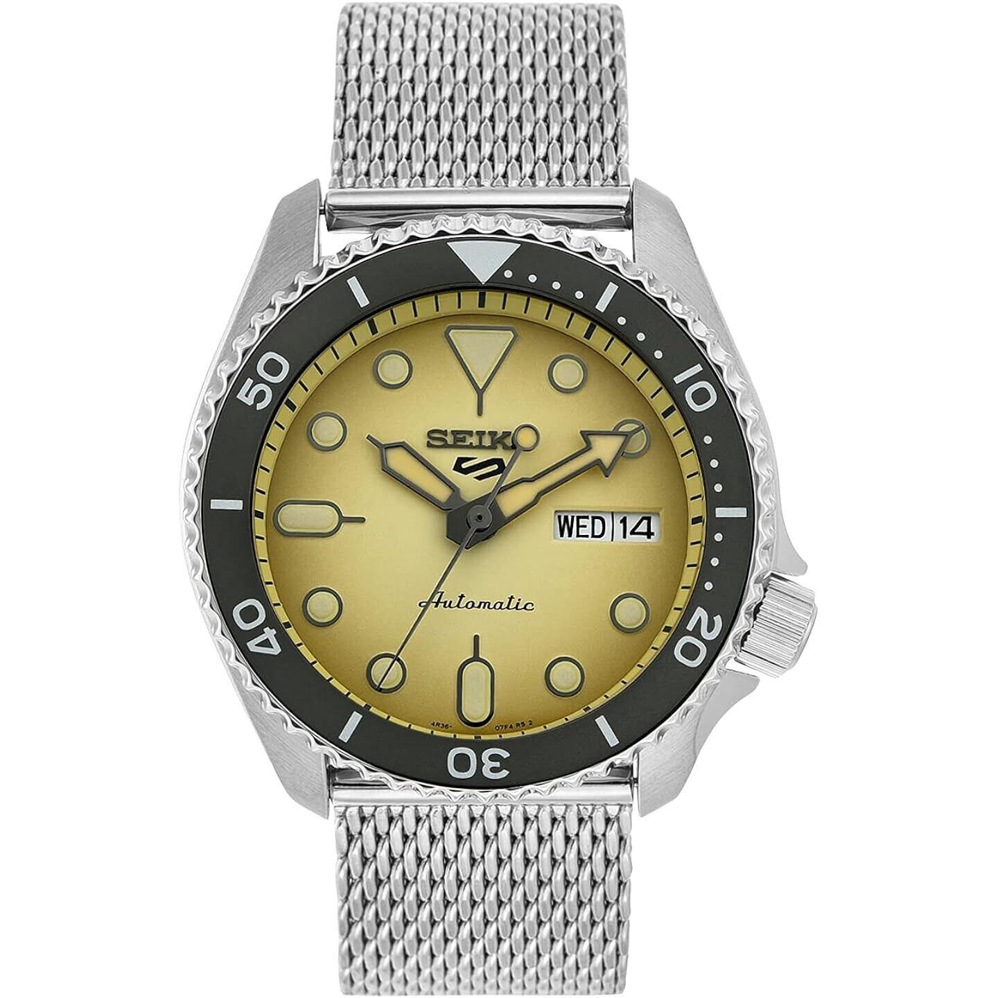 Seiko 5 Sports Auto Men's Cream Watch SRPD67K1