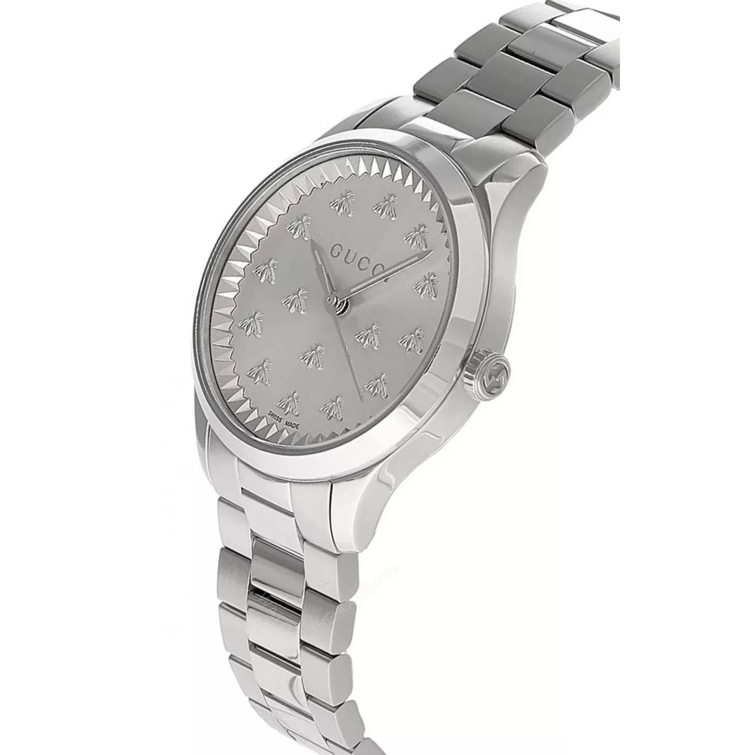 Gucci G-Timeless  Ladies Silver Watch YA1265031