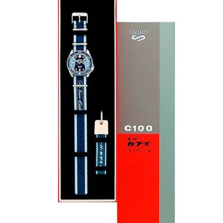 Seiko 5 Sports Auto Honda Super Club Men's Blue Watch SRPK37K1