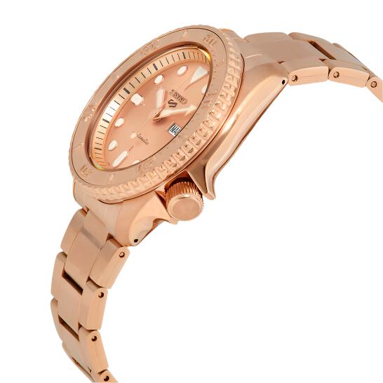 Seiko 5 Sports Auto Men's Rose Gold Watch SRPE72K1