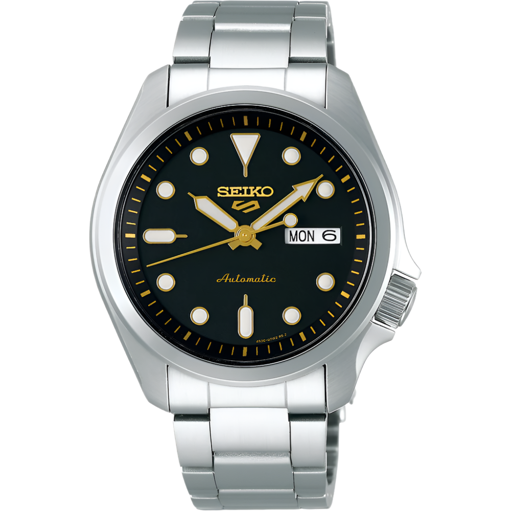 Seiko 5 Sports Auto Men's Black Watch SRPE57K1