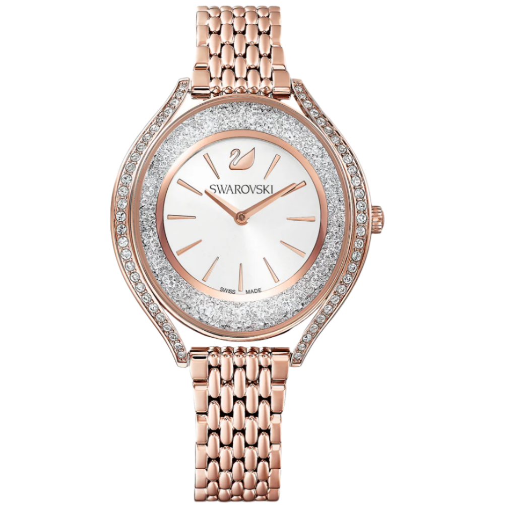 Swarovski Crystalline Aura Ladies Rose Gold Watch 5519459