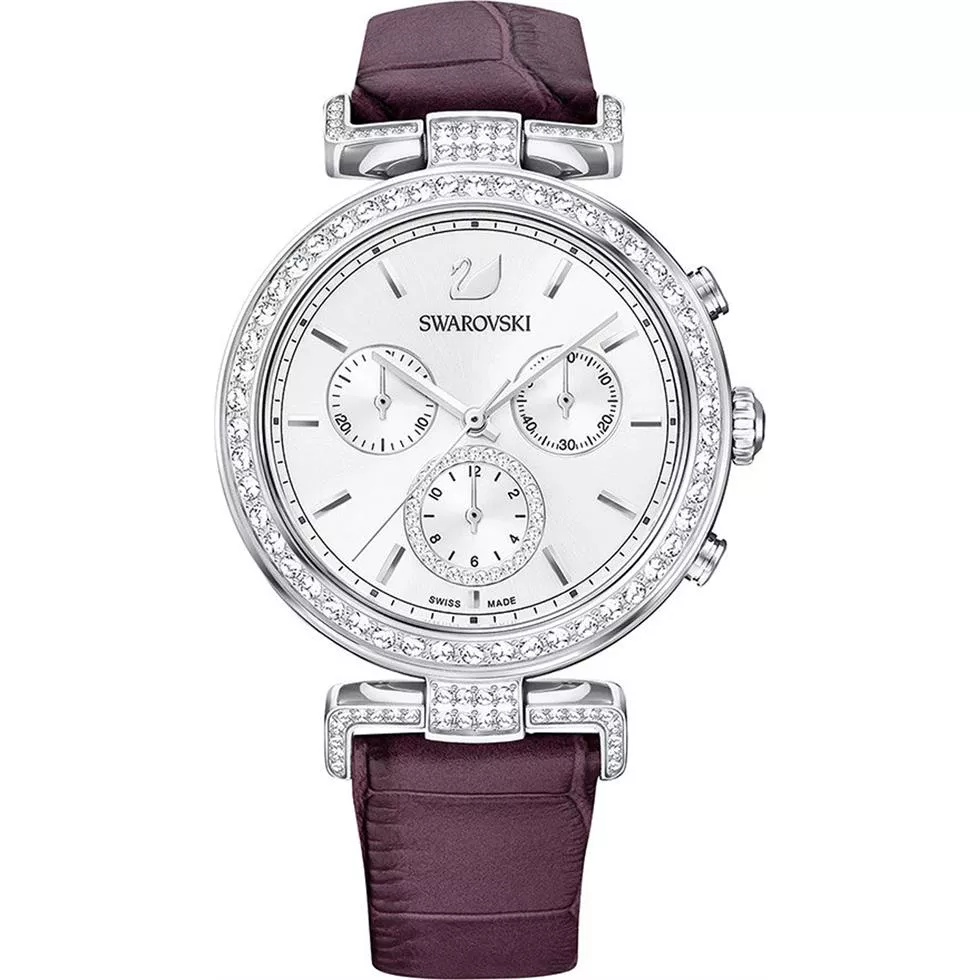 Swarovski Passage Ladies Purple Watch 5296835