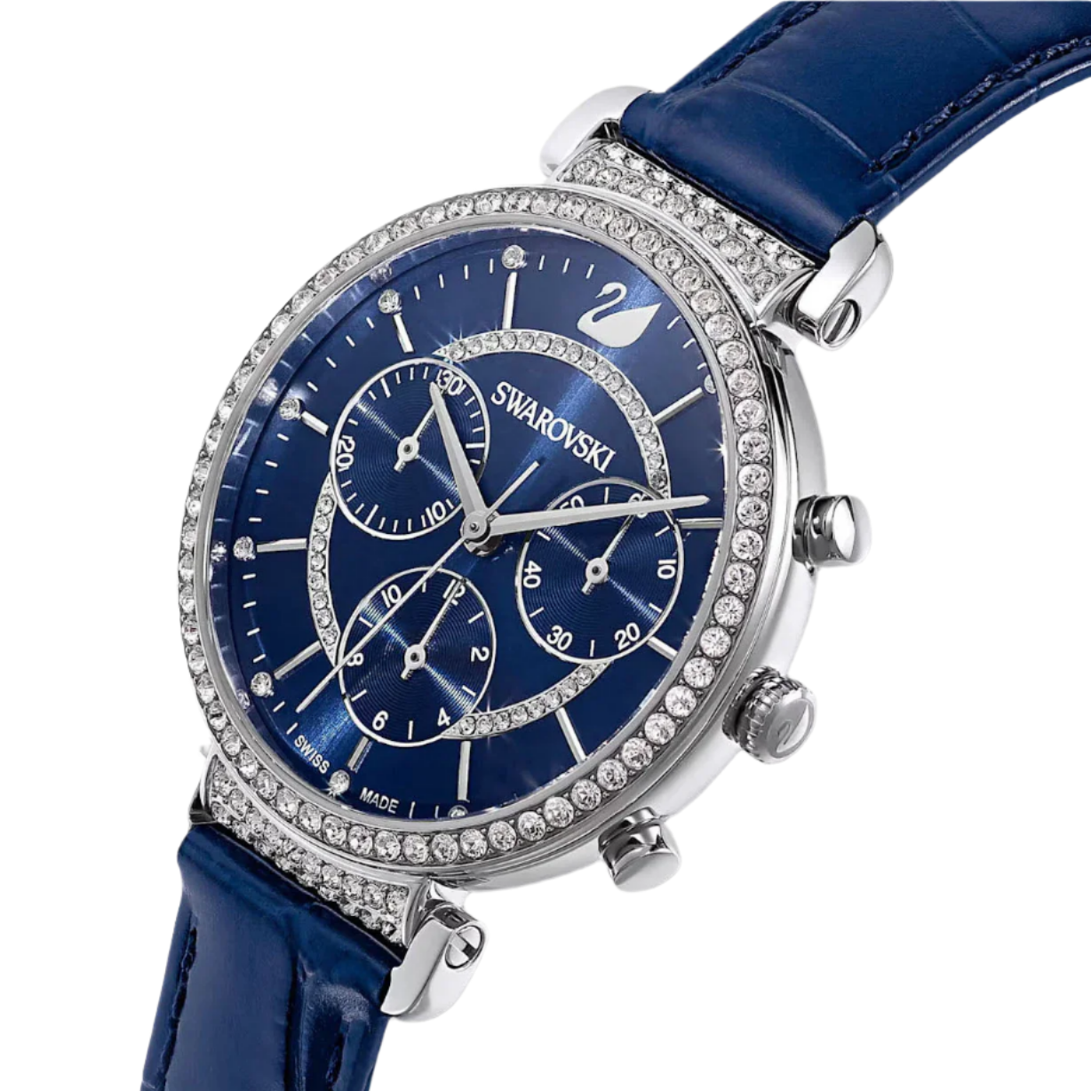 Swarovski Passage Chrono Ladies Blue Watch 5580342