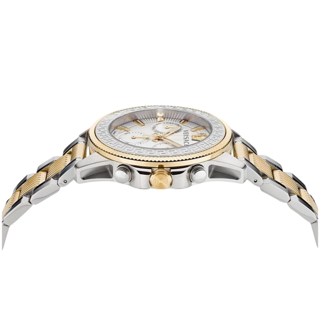 Versace VE3J00522 Logo Chrono Men's  Two-Tone Watch