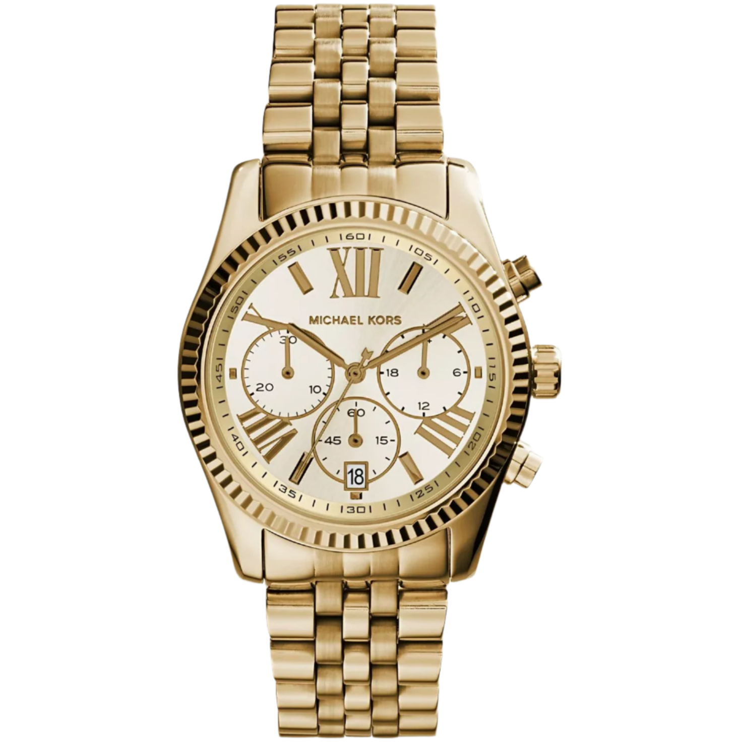 Michael Kors Lexington Ladies Gold Watch MK5556