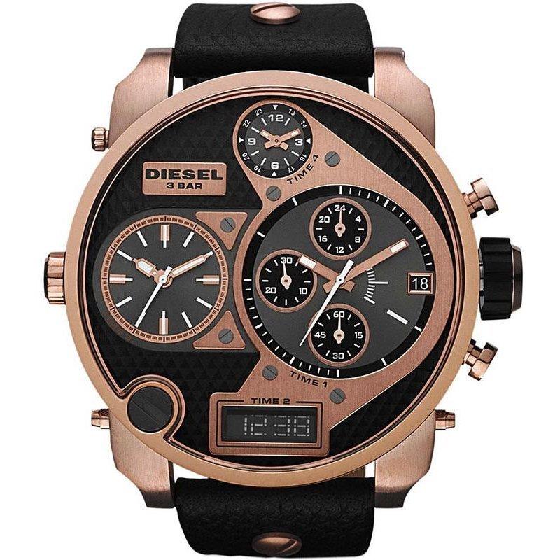 Mens / Gents Rose Gold Mr Daddy Chronograph Diesel Designer Watch DZ7261