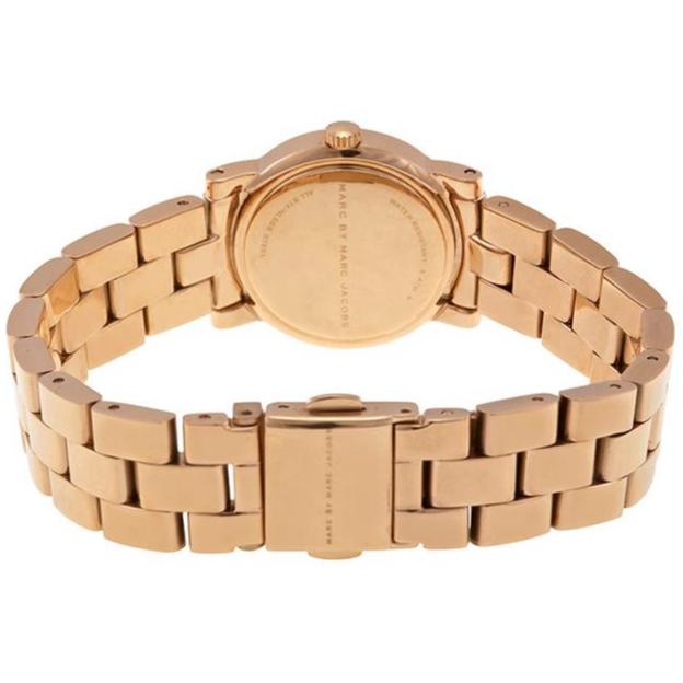 Ladies / Womens Mini AMY Rose Gold Stainless Steel Marc Jacobs Designer Watch MBM3078