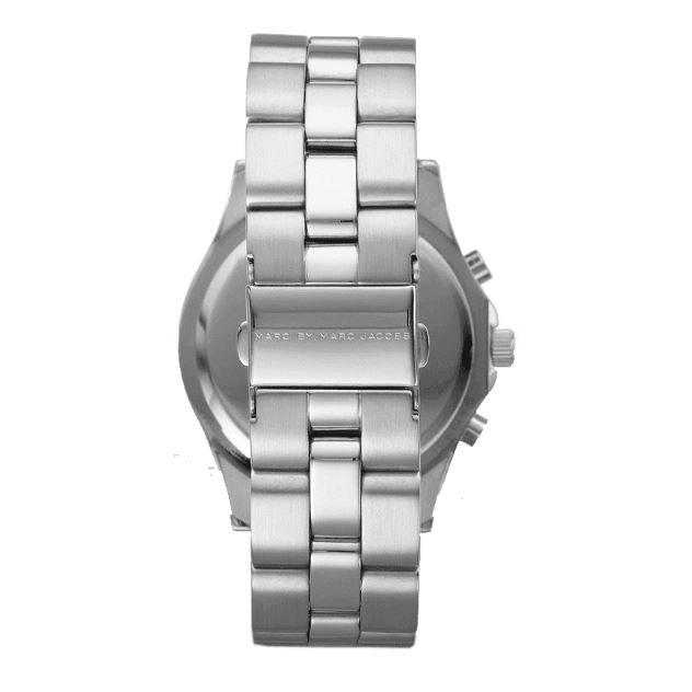 Ladies / Womens Blade Silver Stainless Steel White Dial Marc Jacobs Designer Watch MBM3100