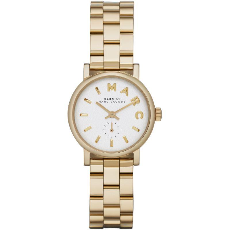 Ladies / Womens Mini Baker Gold Stainless Steel Marc Jacobs Designer Watch MBM3247