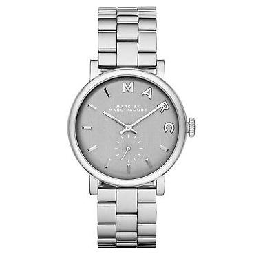 Ladies / Womens Baker Silver Tone Stainless Steel Marc Jacobs Designer Watch MBM8630