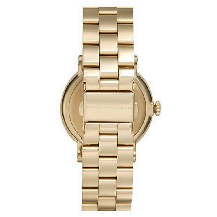 Ladies / Womens Baker Gold Tone Stainless Steel Marc Jacobs Designer Watch MBM8631