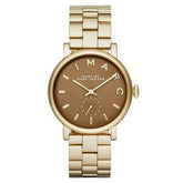 Ladies / Womens Baker Gold Tone Stainless Steel Marc Jacobs Designer Watch MBM8631