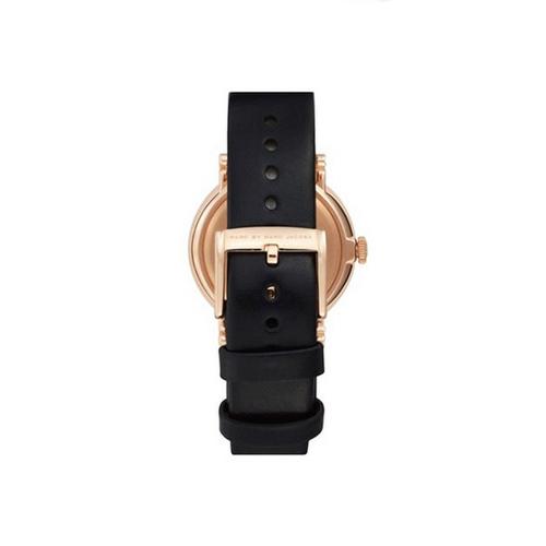 Ladies / Womens Baker Black Leather Marc Jacobs Designer Watch MBM8633