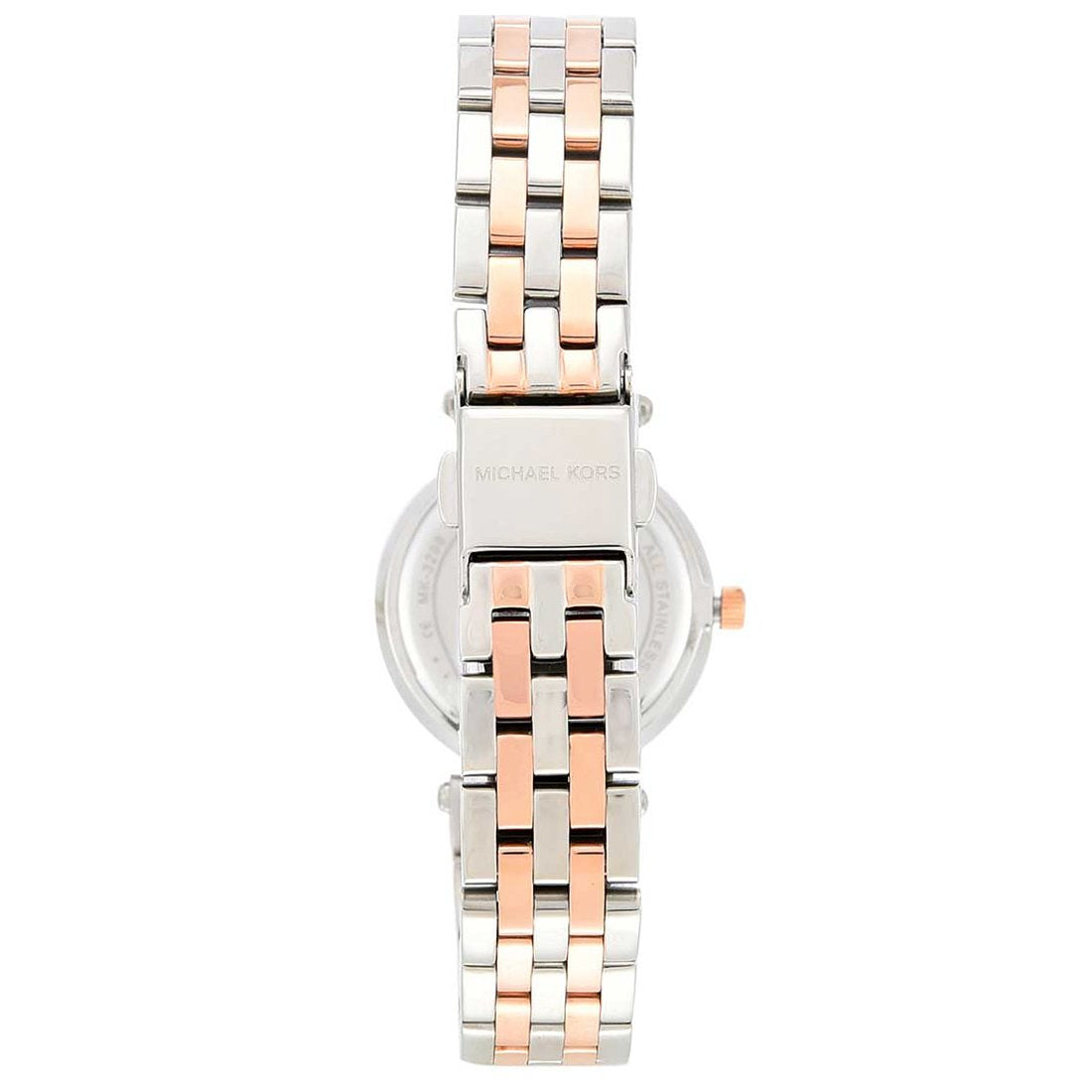 Ladies / Womens Darci Petite Silver Two Tone Stainless Steel Michael Kors Designer Watch MK3298