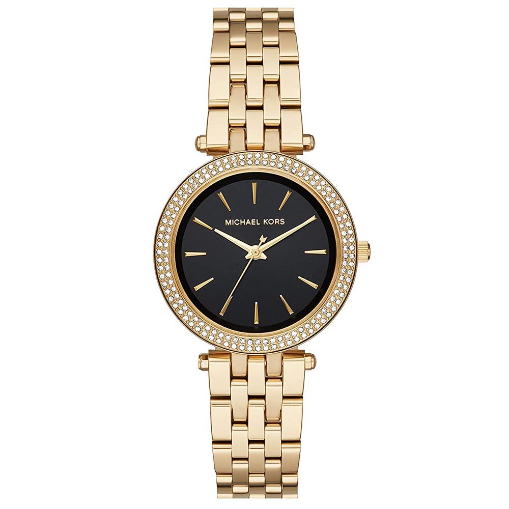 Ladies / Womens Gold Mini Darci Stainless Steel Michael Kors Designer Watch MK3738