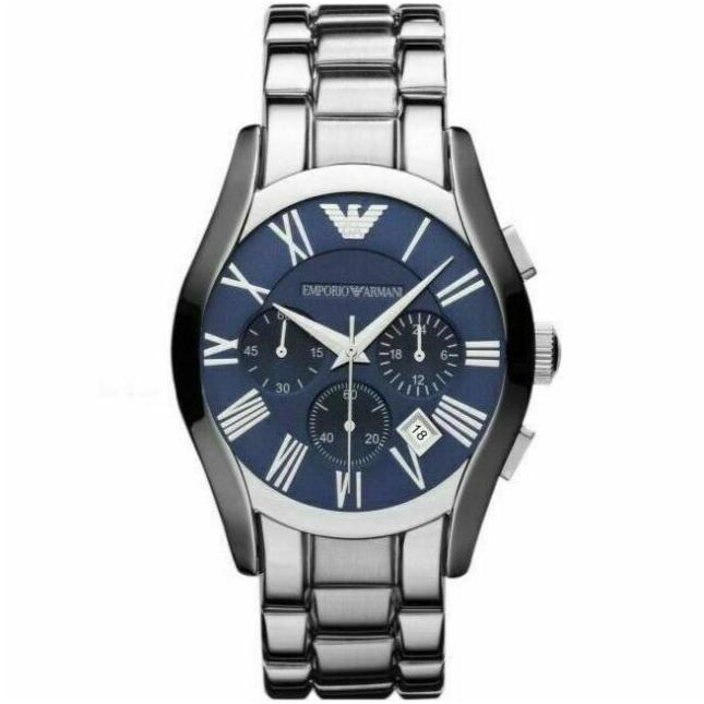 Mens / Gents Blue Dial Chronograph Emporio Armani Designer Watch AR1635