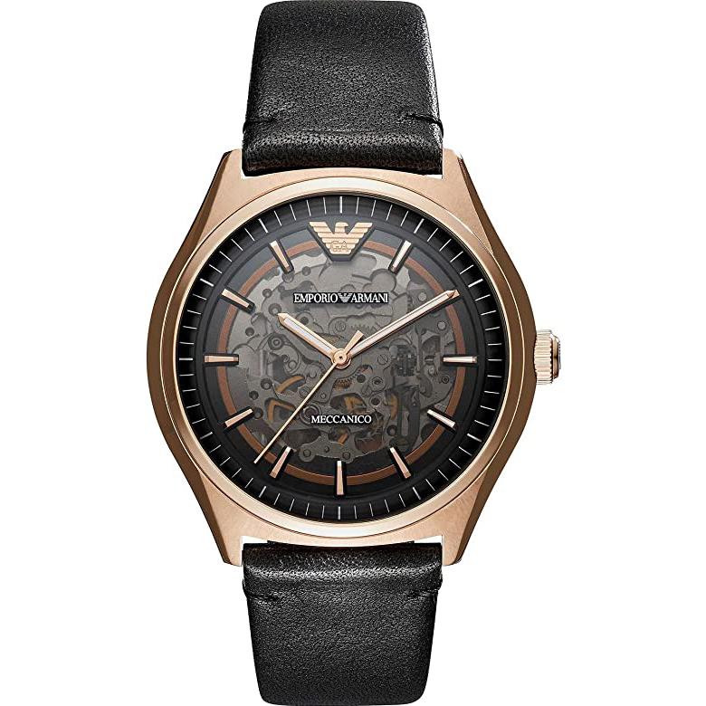 Men's  / Gents Stainless Steel Rose Gold Emporio Armani Designer Watch AR60004