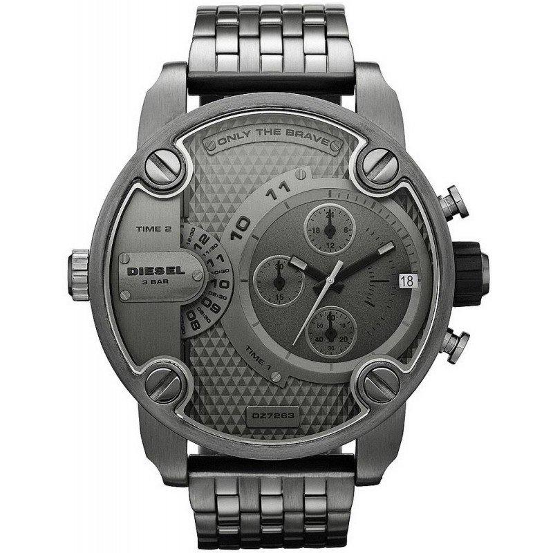 Diesel Men's Chronograph Watch Little Daddy Gun Metal 