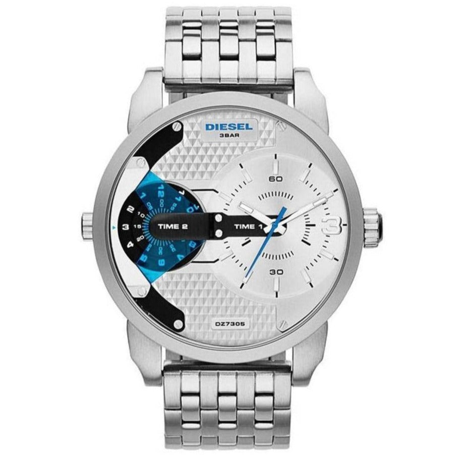 Diesel Men's Watch Mini Daddy Silver 