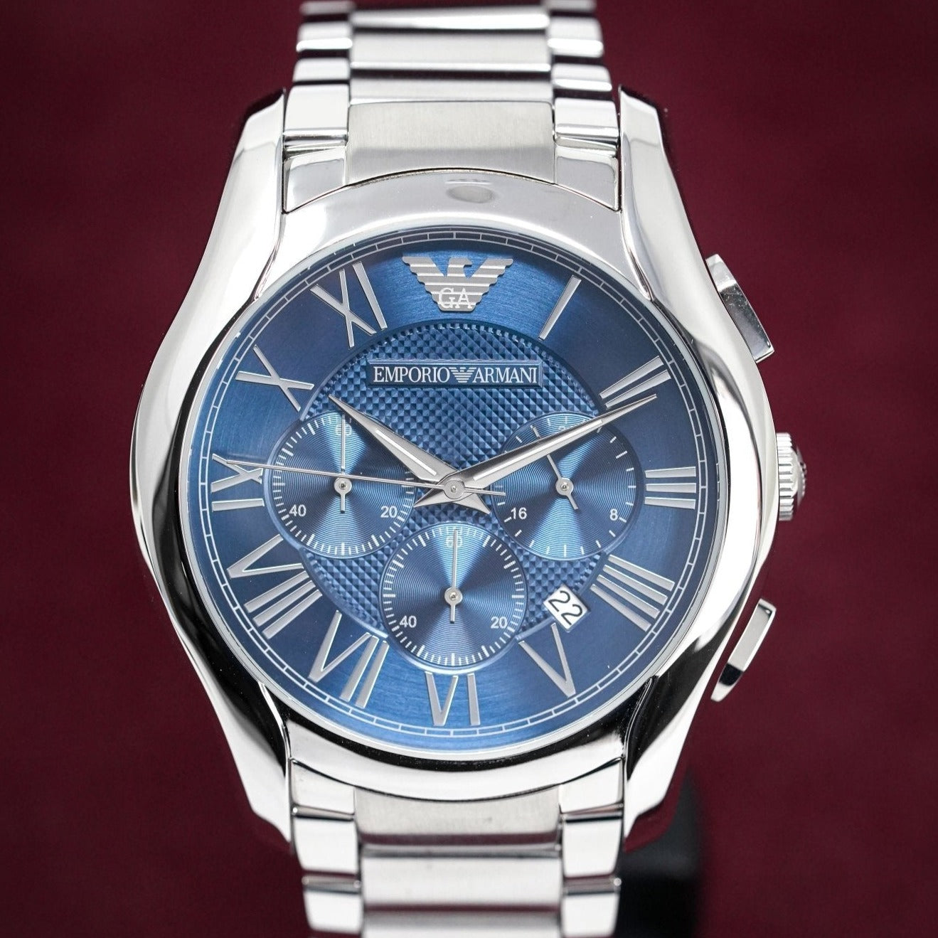 Emporio Armani Men's Chronograph Watch Blue AR11023 